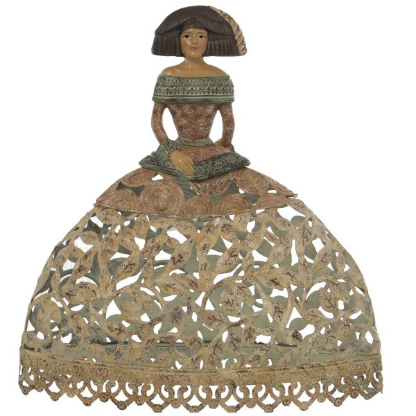 49221-Figura Menina Hierro 26,5x11x28,5cm - 25€..